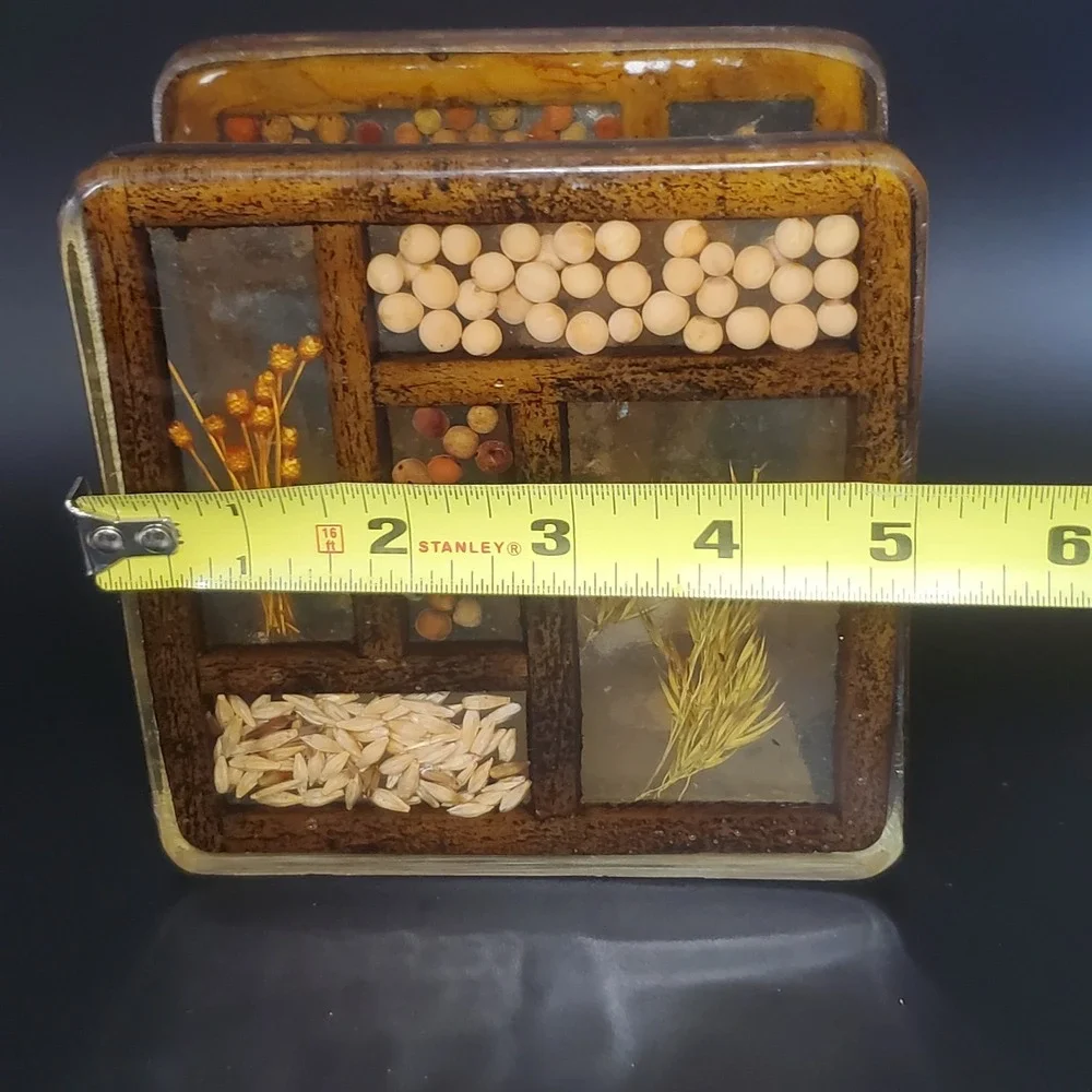 Vintage Lucite Napkin Holder  